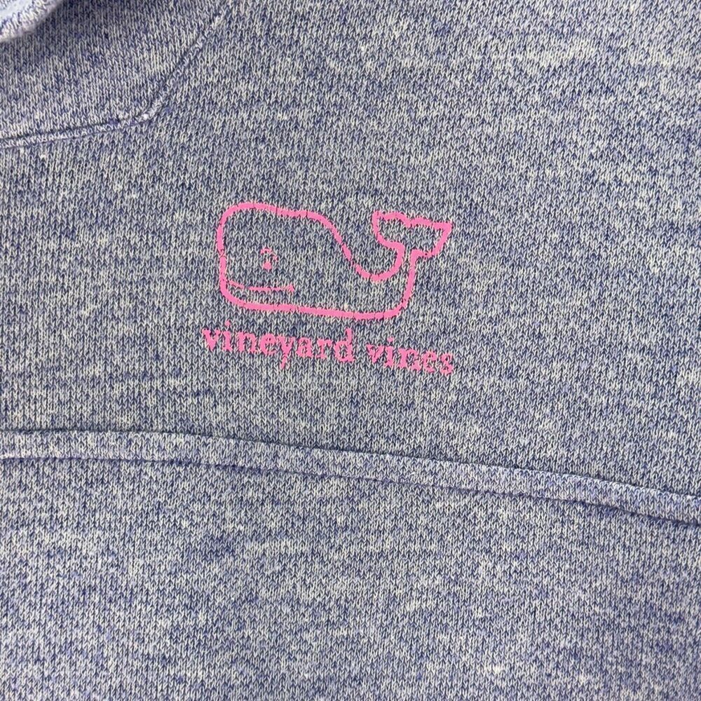 Vineyard Vines Sweater Pullover Cowl Neck Long Sleeve Womens Medium Purple Logo - Picture 4 of 12